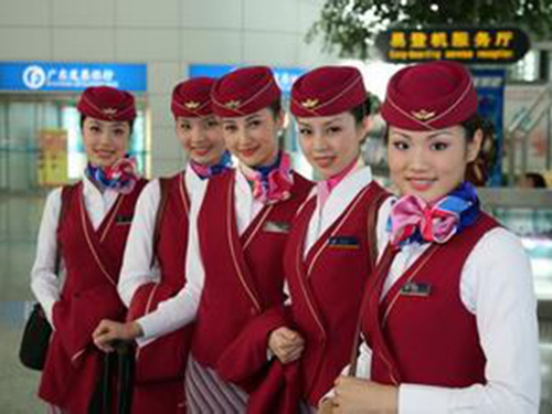 广州白云机场部分就业学生