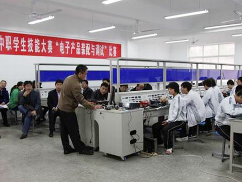 学生技能竞赛现场